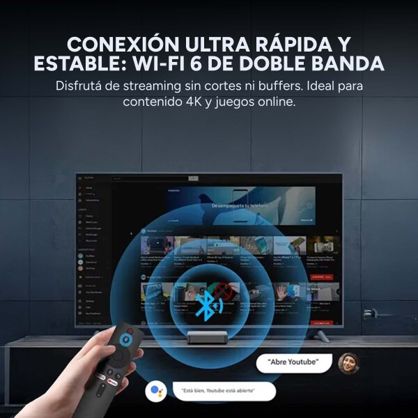 TVBox Goldtech Quad 16GB 2GB Android 12 4K Ultra HD Gen 2025 Color NEGRO