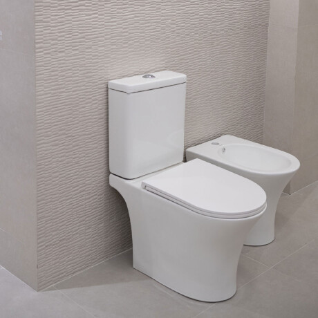 INODORO CON TAPA BLANCO SERIE ANORI BLANCO