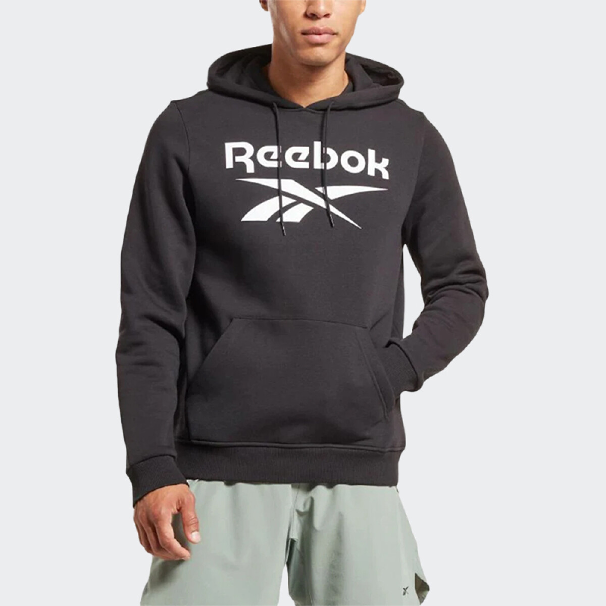 Canguro Reebok Identity Fleece Stacked - Negro 