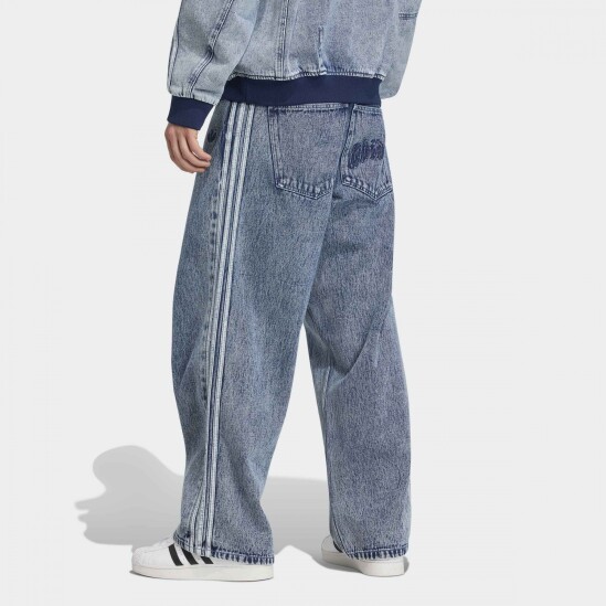 Jeans Adidas Straight Leg Azul