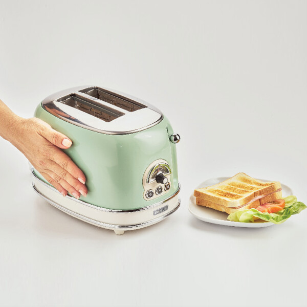 Tostadora Ariete Vintage Retro 2 Panes VERDE