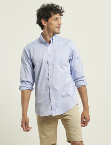 011762 CAMISA HARRINGTON LABEL Celeste