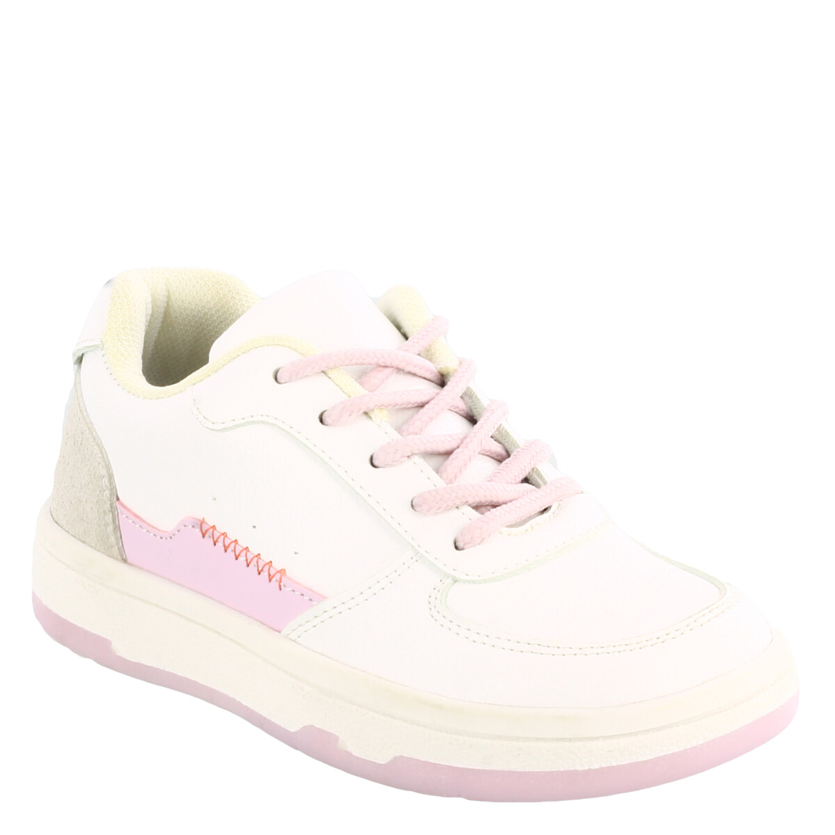 Deportivo PASTY acordonado MINI MissCarol - White/Pink 