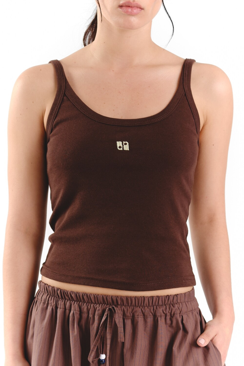 Musculosa Lima Chocolate