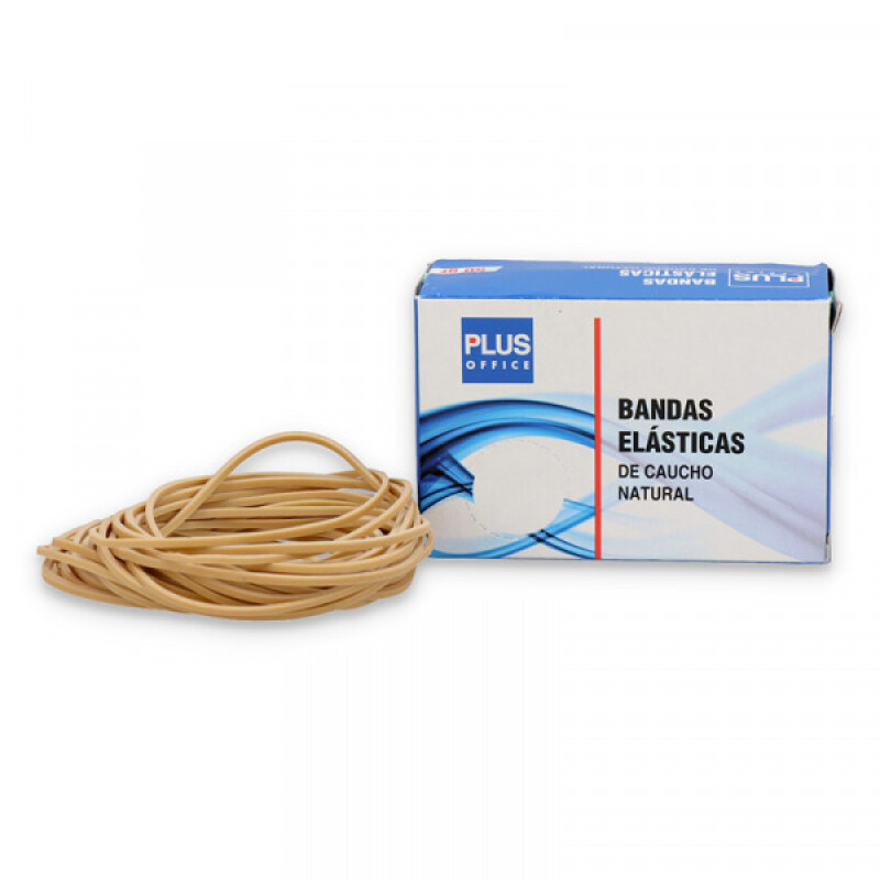 Bandas Elásticas Plus Office Caja 50 G #BANDAS ELÁSTICAS PLUS OFFICE CAJA 50 G