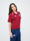 REMERA POLO BLOOM Nacional Mujer Beige, ordeaux