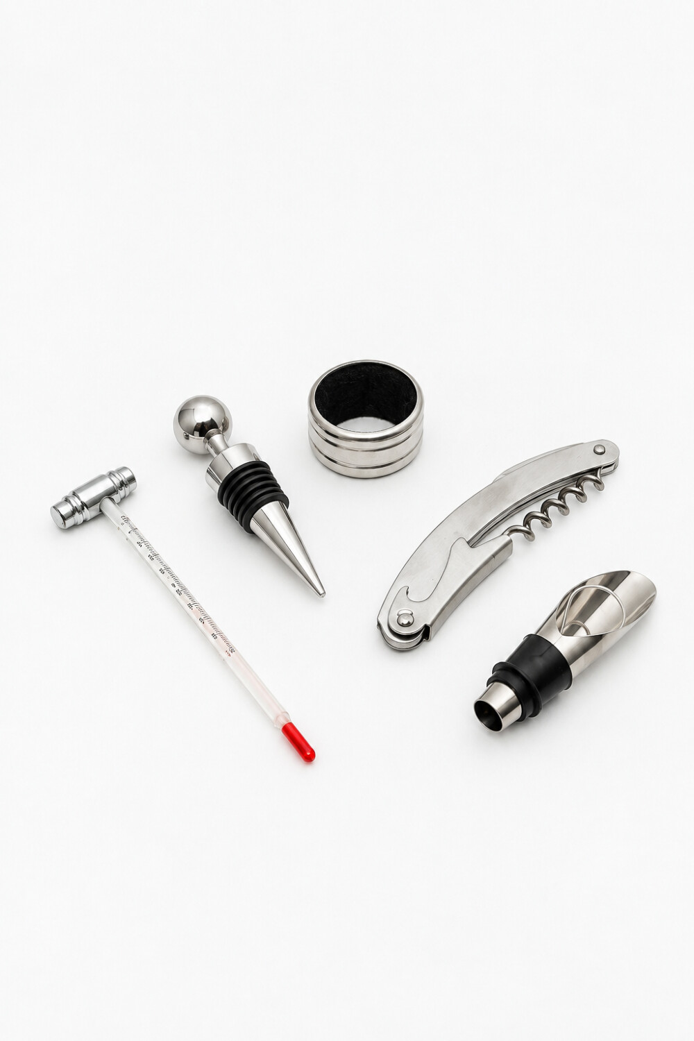 Accesorios Cristalería Set Para Vino, 5 Piezas Color Unico
