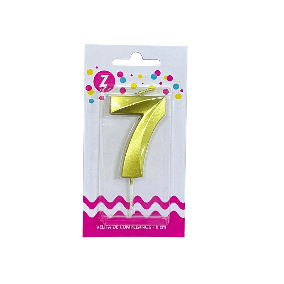 Vela 3D Oro N°7 