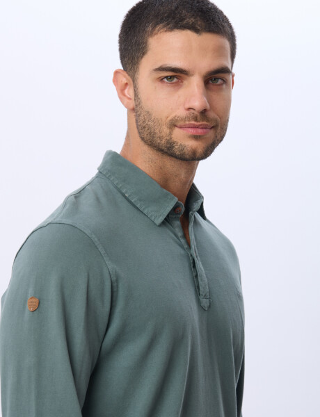 REMERA POLO DE ALGODON Verde