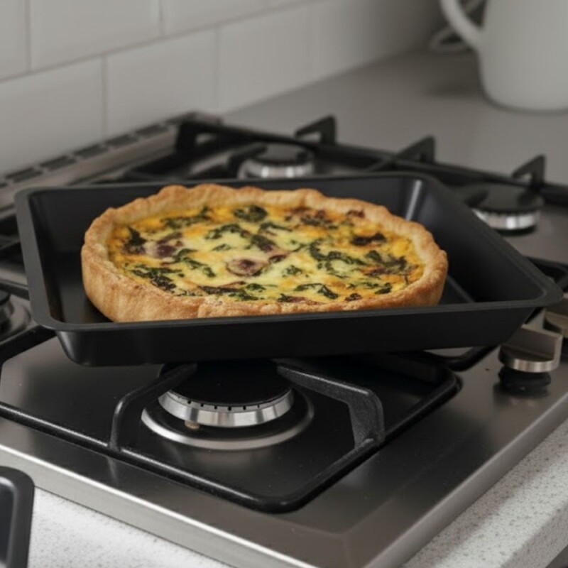 Set x3 asaderas rectangulares GRIS