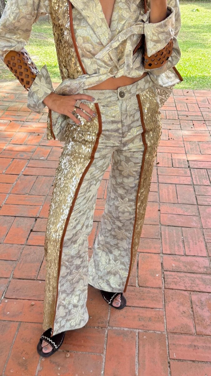 Disco Pants - Champagne 