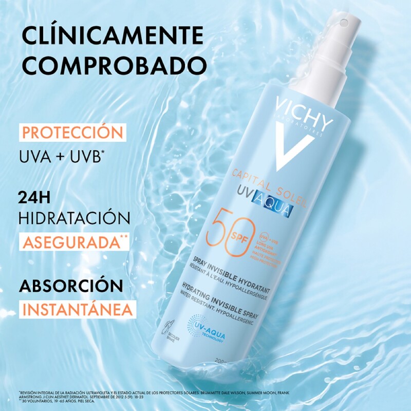 Protector Solar Vichy Capital Soleil Uv Aqua Fps 50 200 Ml. Protector Solar Vichy Capital Soleil Uv Aqua Fps 50 200 Ml.