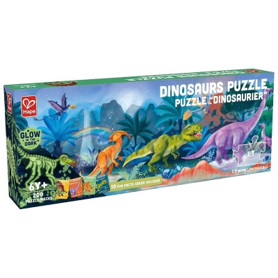 Puzzle Mágico Hape 200 Piezas Dinosaurios