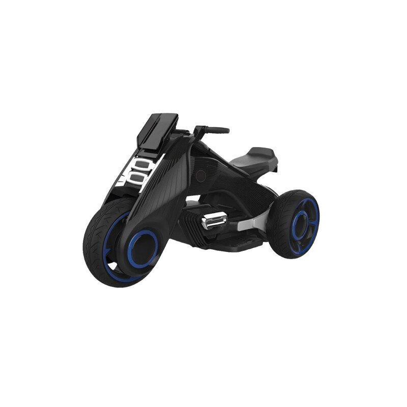 Moto futuro a batería infantil Lumax con musica y luces Negro