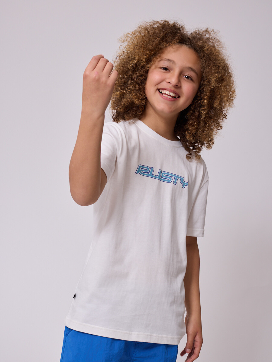 T-SHIRT RIVIO TEEN RUSTY - Blanco 