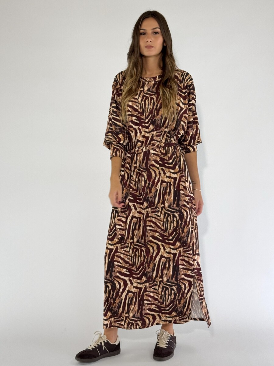 VESTIDO MORGAN - MARRON 