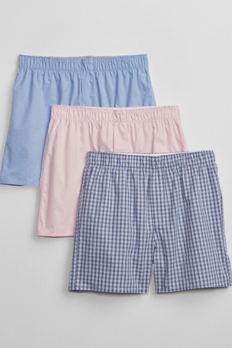 Boxer Pack X3 Hombre Blue/Multi