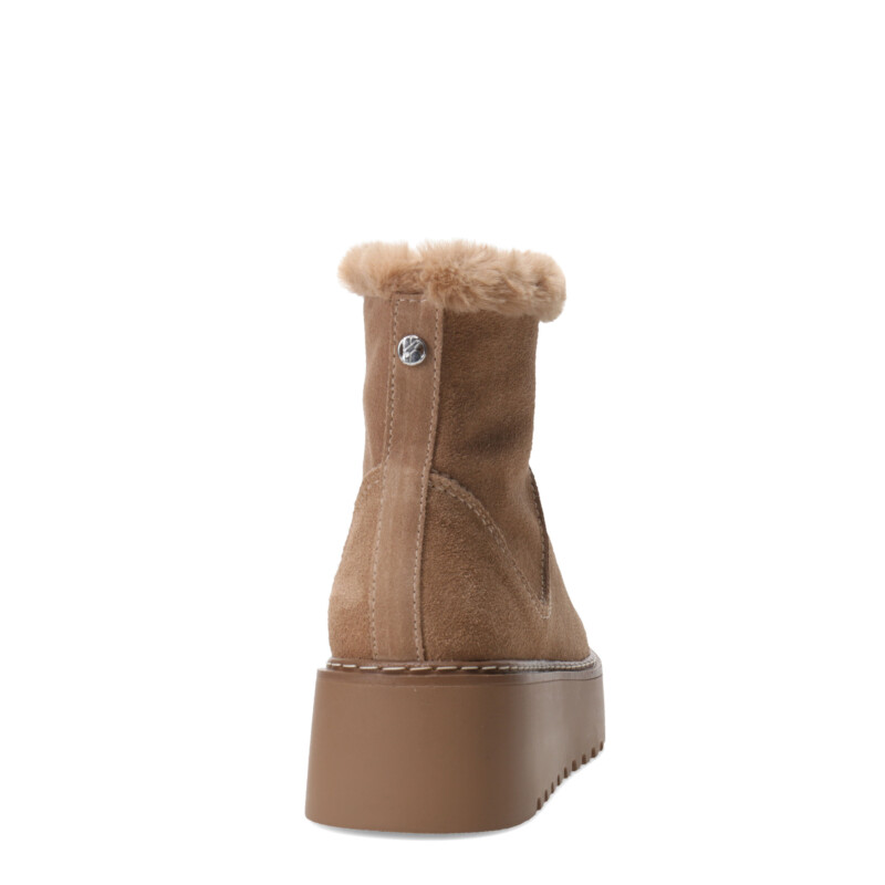 Botas de Mujer Bottero Caña Alta Con Piel Beige