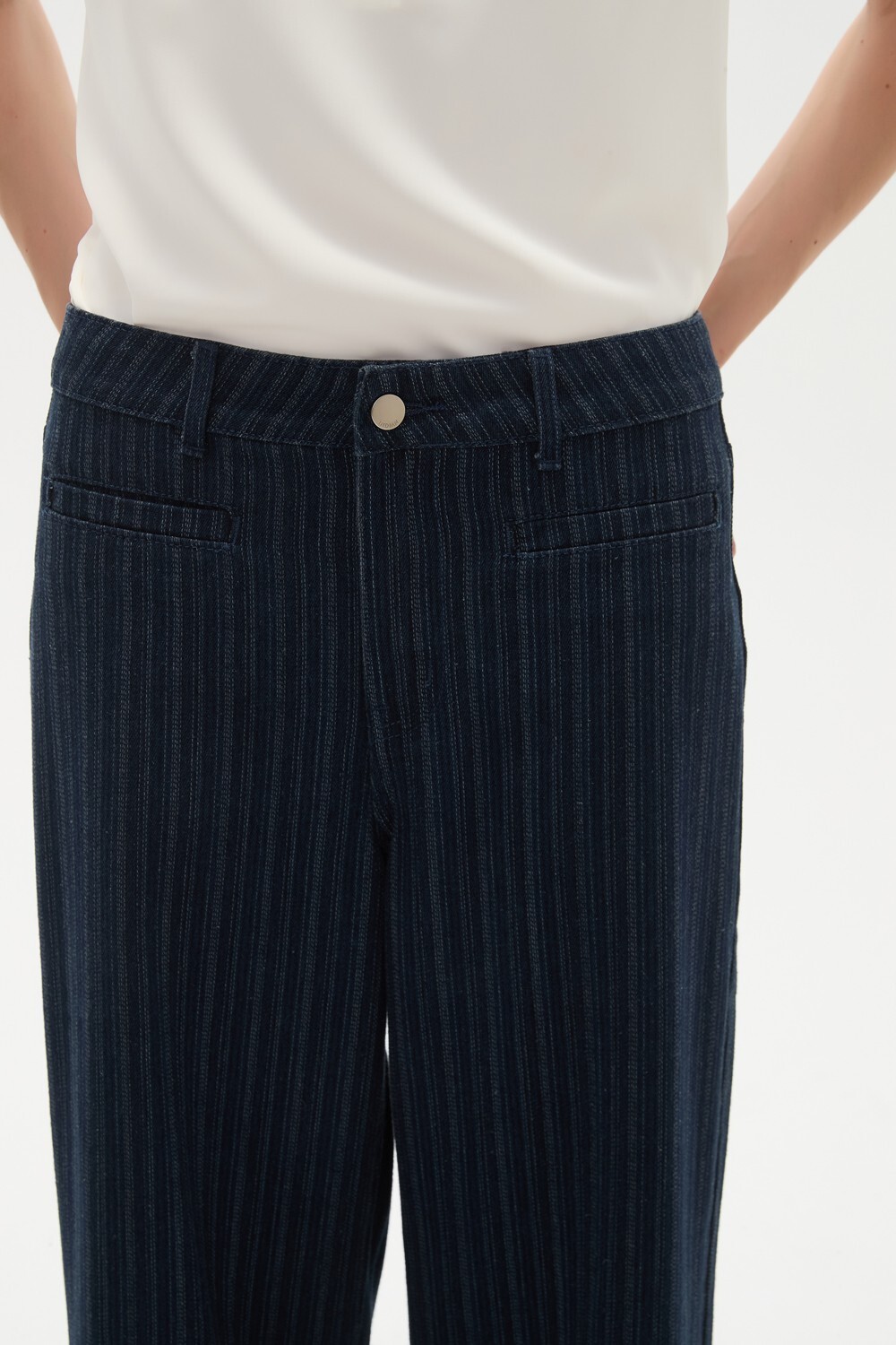 Pantalon Virde Azul Indigo
