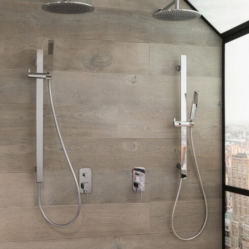 Griferia De Ducha De Empotrar Monocomando Cromo Noken Concept 000