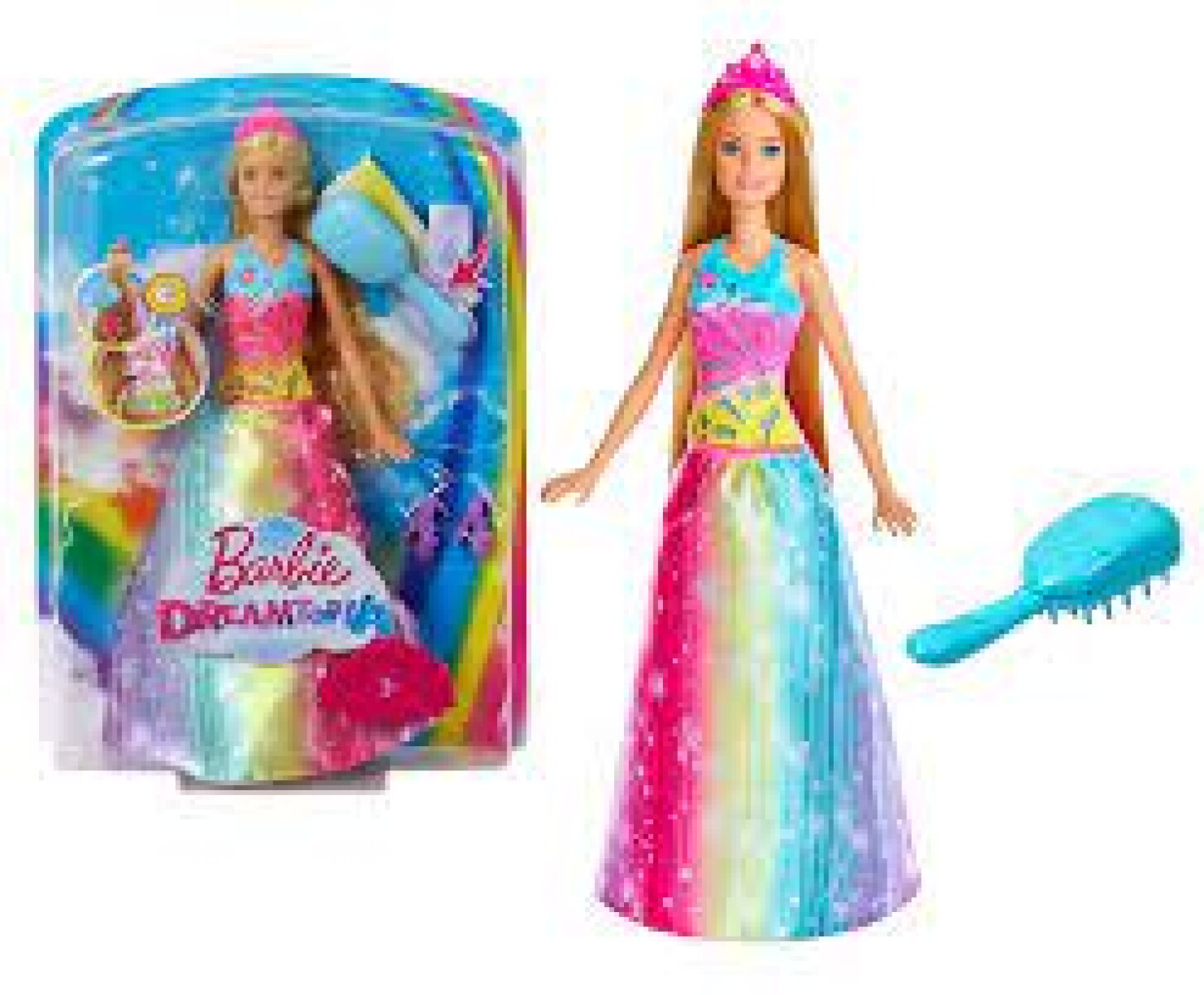 Barbie Princesa Peina Y Brilla 