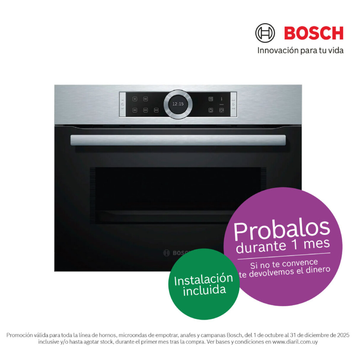 Microondas Gourmet de Empotrar BOSCH CFA634GS1 