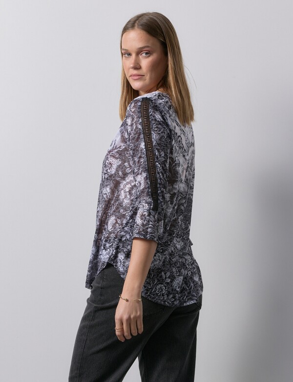 Blusa Calada GRIS/MULTI