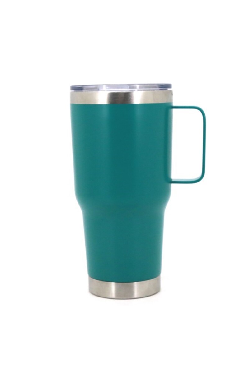 Vaso térmico doble capa de acero 900ML Verde