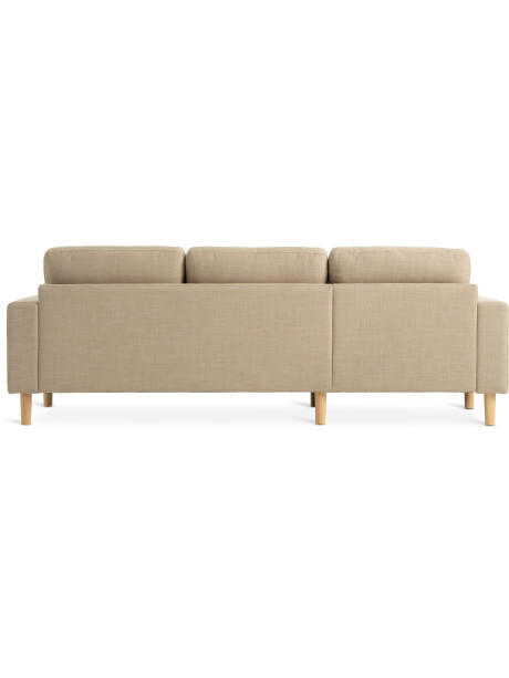 Sofá EGENSE con chaise longue tela arena Sofá EGENSE con chaise longue tela arena