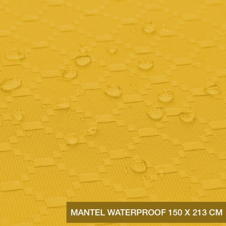 Mantel Impermeable Rectangular Protector p/Mesa de 150x213cm Amarillo