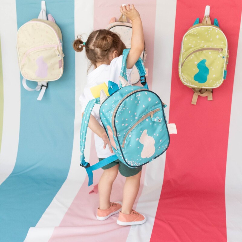Mochila para chicos Glotón Celeste