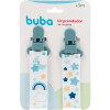 Set x2 clip para chupete BUBA estrella celeste