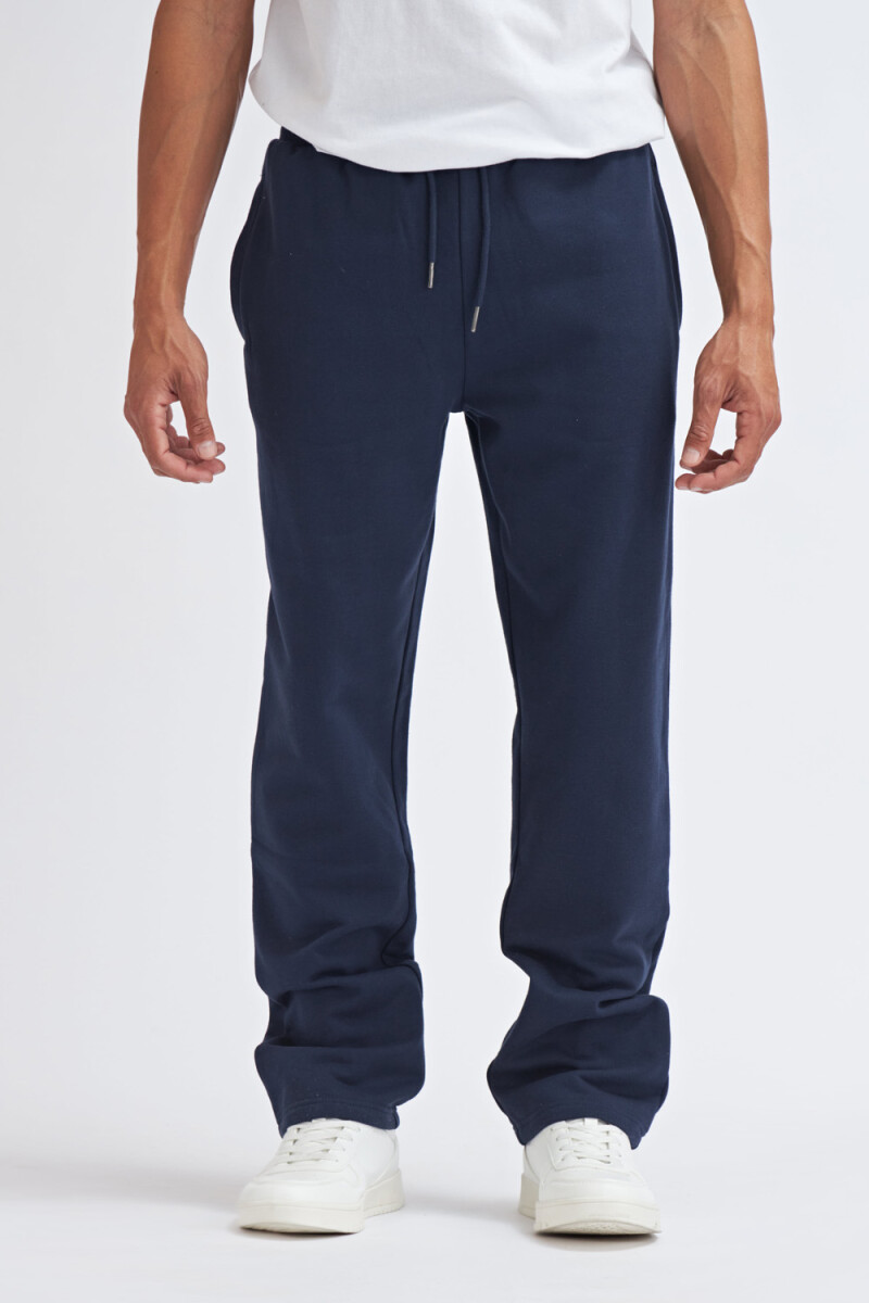 Pantalón deportivo recto Azul Marino