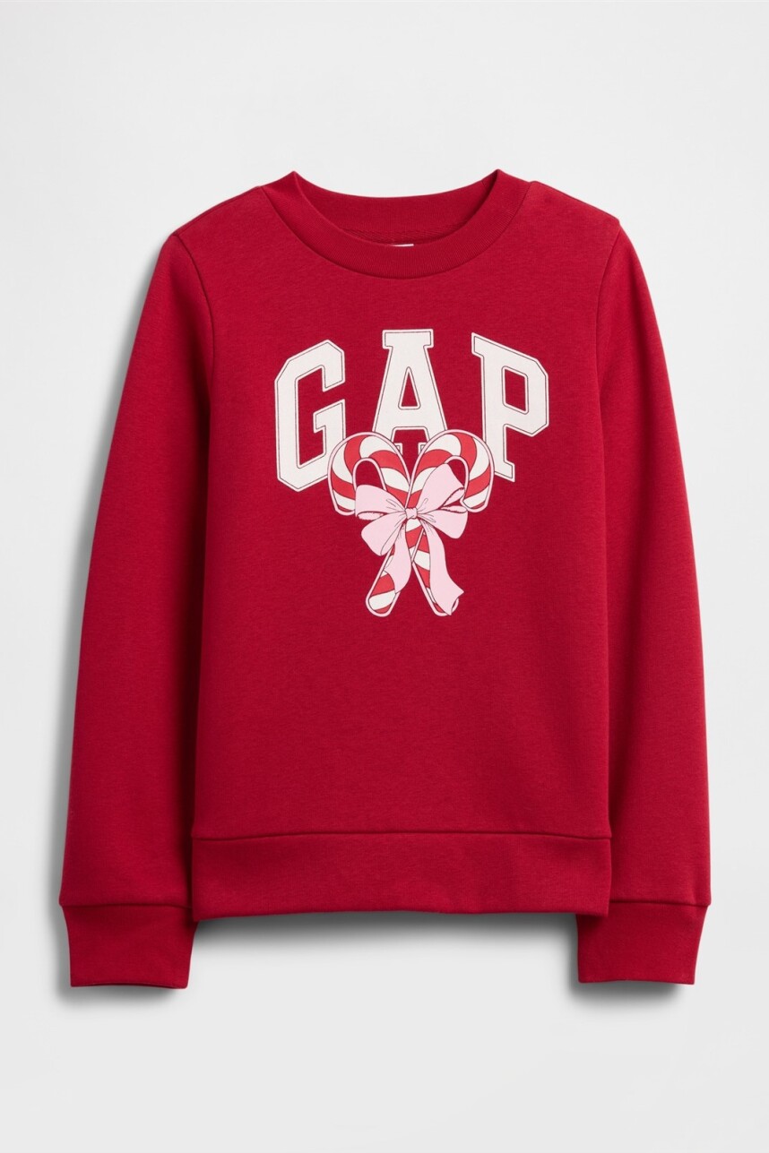 Buzo Deportivo Niña Candy Cane