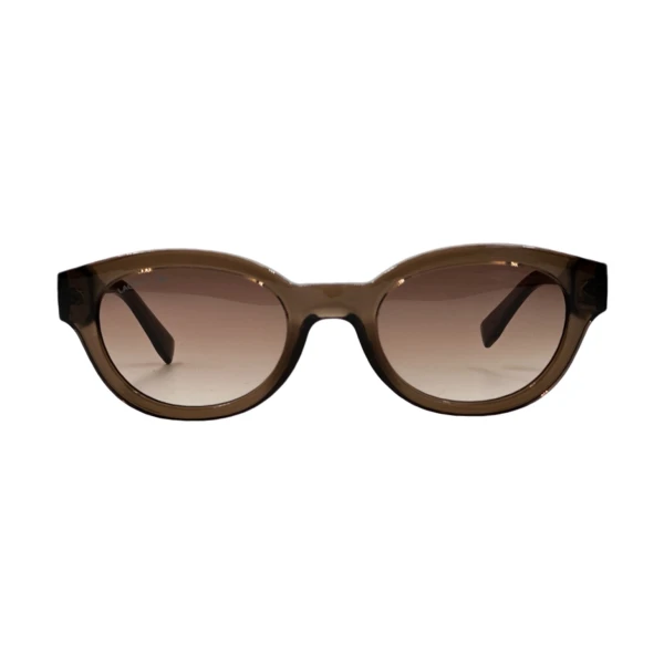 Lacoste Sol Ovalado chico Beige oscuro Lacoste Sol Ovalado chico Beige oscuro