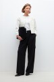 Chaqueta bordada blanco