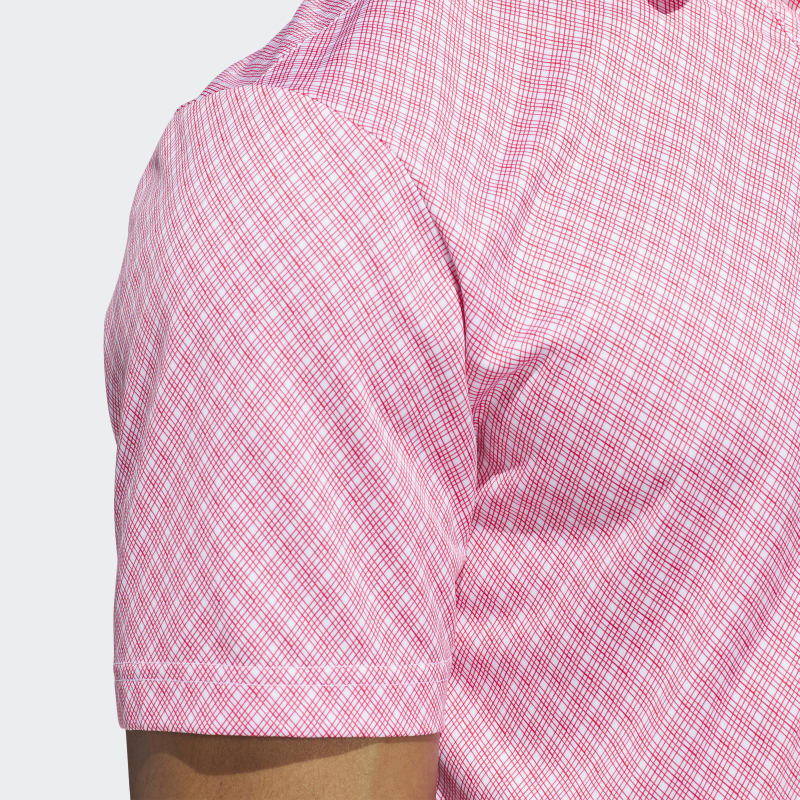Remera Adidas Polo Core Allover Print Rosado