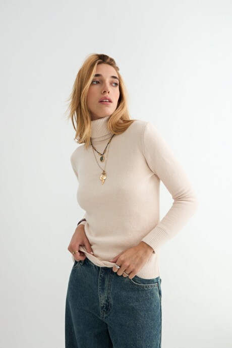 POLERA CRINUM BEIGE