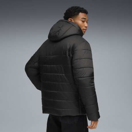 ESS Hood.Padded Jkt.68521101 Negro