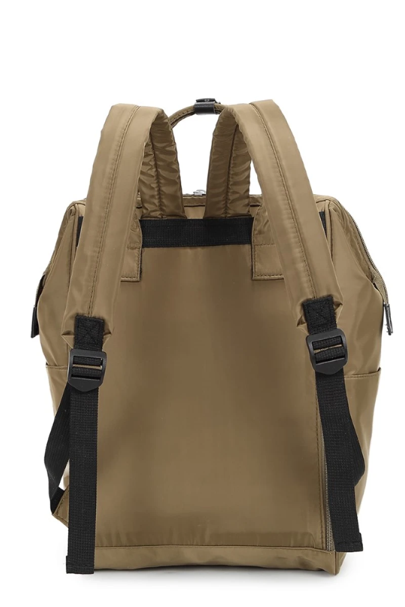 Mochila multicierres con monedero Verde militar