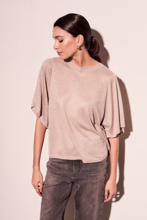 Sweater Lurex Rosa