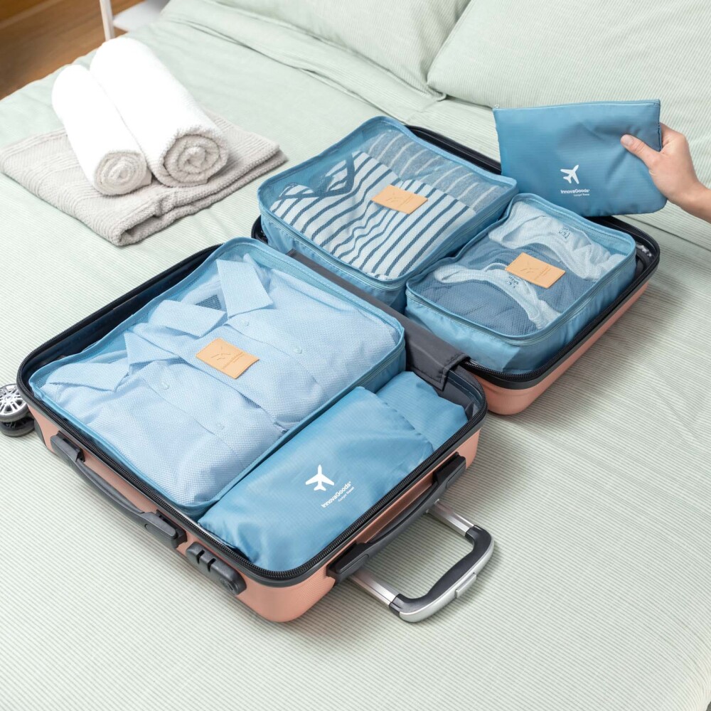 SET ORGANIZADOR 6PCS POLIESTER AZUL V0103062