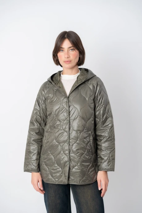 Campera con capucha Verde