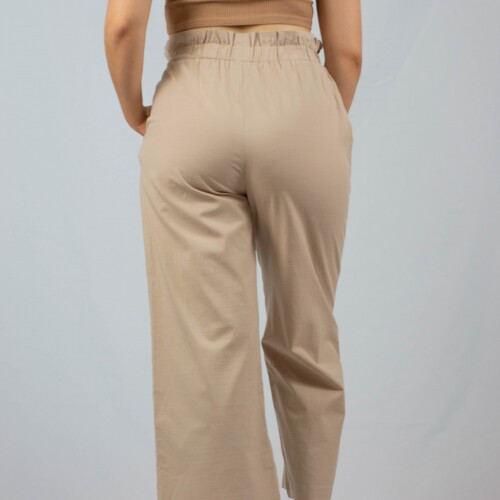 Pantalon Cropped Wanna Beige