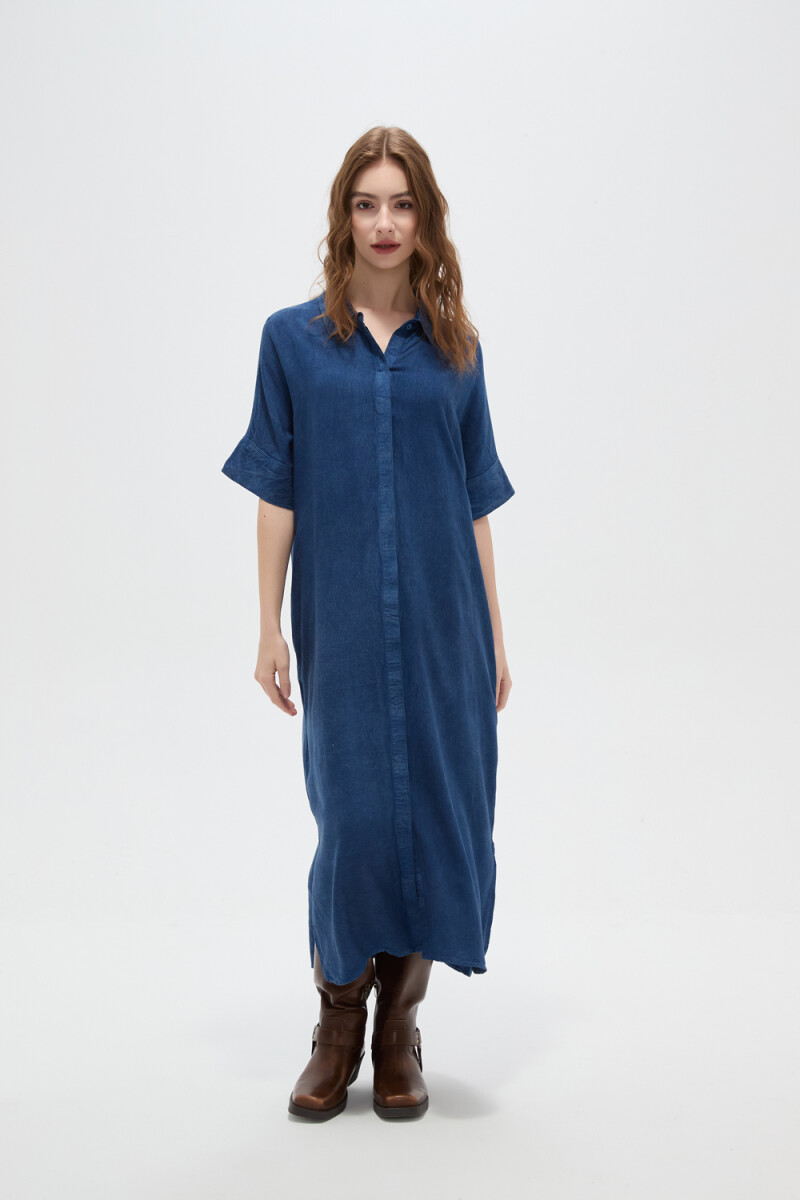 Tunica Kamena - Azul Indigo 