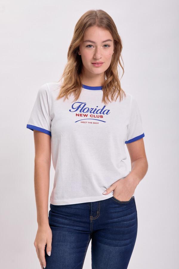 Remera estampa Blanco