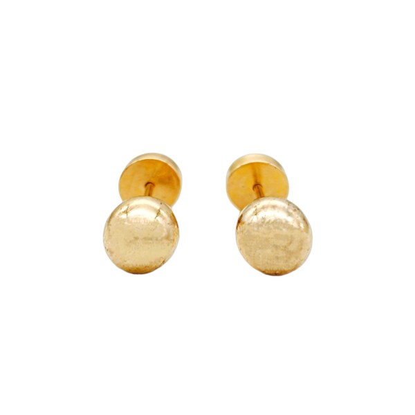 Abridores Bolitas-Oro Bajo-Sin Piedra-AB8016 Sinpiedra