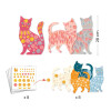 Actividad de stickers de gatos adorables de Elodie Djeco Actividad de stickers de gatos adorables de Elodie Djeco