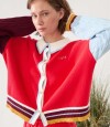 Cardigan Funny Rojo