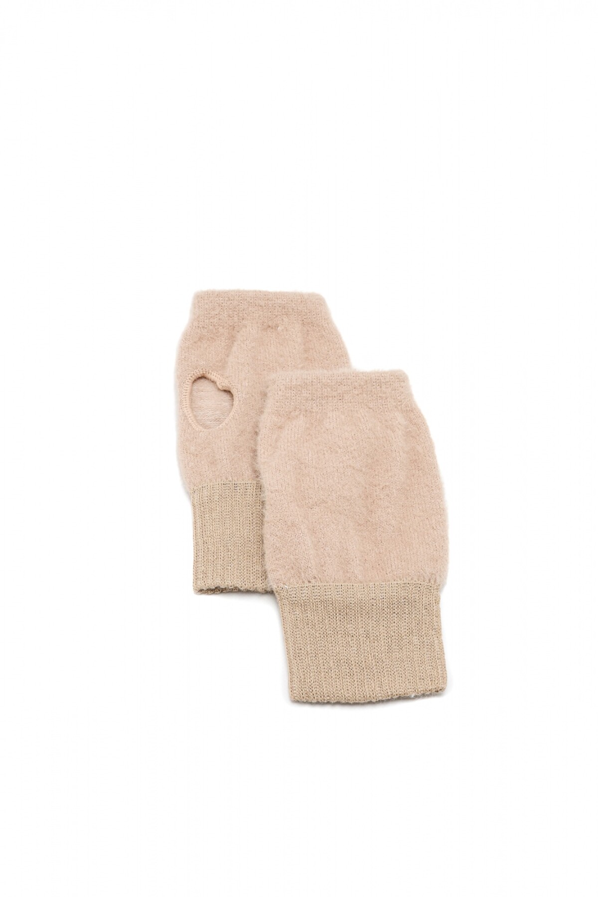 Mitones Pelo Beige